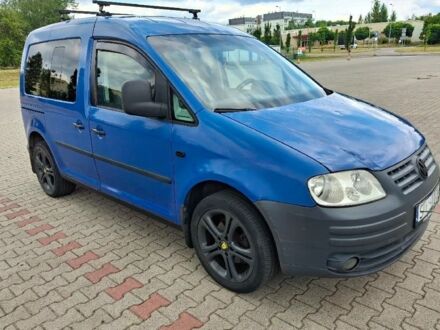 Синій Фольксваген Caddy пасс., об'ємом двигуна 1.9 л та пробігом 251 тис. км за 1600 $, фото 1 на Automoto.ua