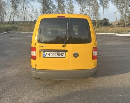 Желтый Фольксваген Кадди, объемом двигателя 2 л и пробегом 182 тыс. км за 6500 $, фото 4 на Automoto.ua