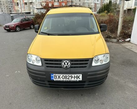 Желтый Фольксваген Кадди, объемом двигателя 2 л и пробегом 200 тыс. км за 3890 $, фото 1 на Automoto.ua