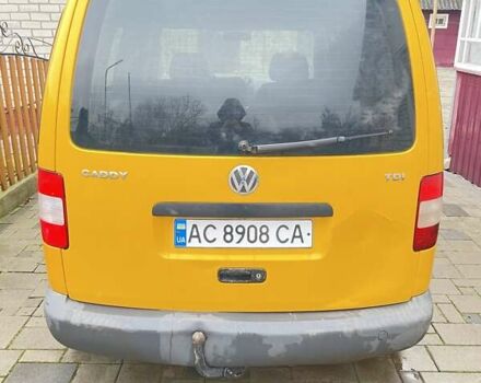Желтый Фольксваген Кадди, объемом двигателя 1.9 л и пробегом 281 тыс. км за 5300 $, фото 1 на Automoto.ua