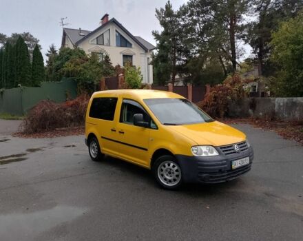 Желтый Фольксваген Кадди, объемом двигателя 2 л и пробегом 295 тыс. км за 4900 $, фото 1 на Automoto.ua