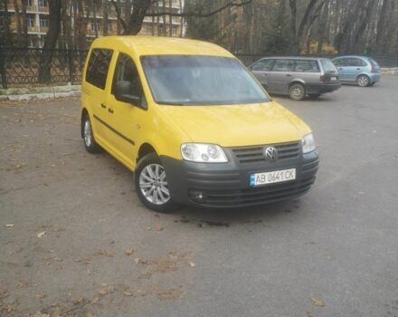 Желтый Фольксваген Кадди, объемом двигателя 2 л и пробегом 191 тыс. км за 7500 $, фото 2 на Automoto.ua