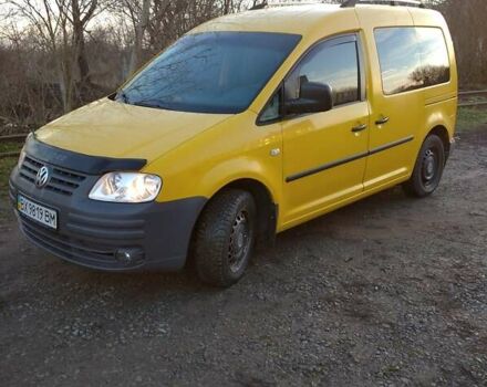Желтый Фольксваген Кадди, объемом двигателя 2 л и пробегом 148 тыс. км за 6700 $, фото 3 на Automoto.ua