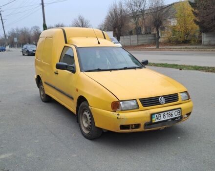 Желтый Фольксваген Кадди, объемом двигателя 1.9 л и пробегом 256 тыс. км за 1400 $, фото 1 на Automoto.ua