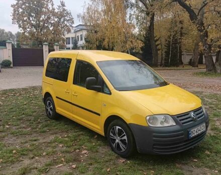 Желтый Фольксваген Кадди, объемом двигателя 1.9 л и пробегом 334 тыс. км за 5000 $, фото 3 на Automoto.ua