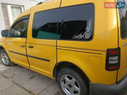 Жовтий Фольксваген Кадді, об'ємом двигуна 1.97 л та пробігом 315 тис. км за 3700 $, фото 1 на Automoto.ua