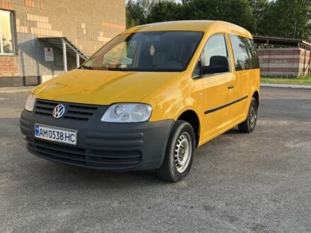Жовтий Фольксваген Кадді, об'ємом двигуна 2 л та пробігом 182 тис. км за 6500 $, фото 1 на Automoto.ua