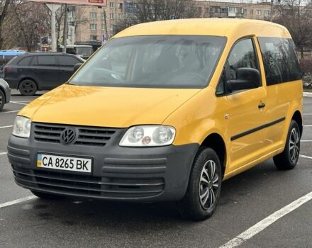 Желтый Фольксваген Кадди, объемом двигателя 2 л и пробегом 252 тыс. км за 4950 $, фото 1 на Automoto.ua