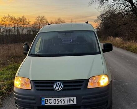 Желтый Фольксваген Кадди, объемом двигателя 1.9 л и пробегом 293 тыс. км за 6500 $, фото 1 на Automoto.ua