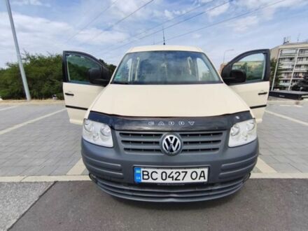 Жовтий Фольксваген Кадді, об'ємом двигуна 1.9 л та пробігом 325 тис. км за 8600 $, фото 1 на Automoto.ua