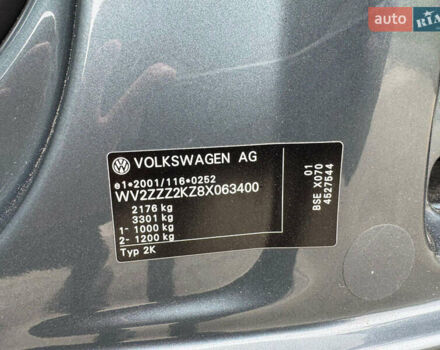 Серый Фольксваген Кадди, объемом двигателя 1.6 л и пробегом 259 тыс. км за 7900 $, фото 92 на Automoto.ua