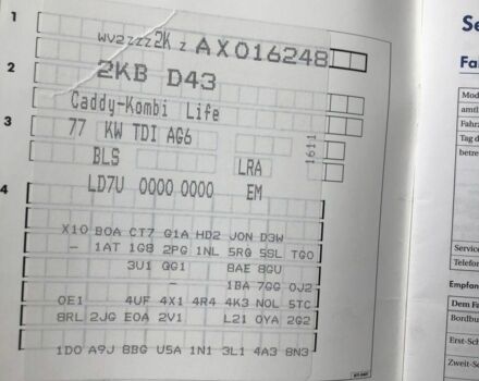 Серый Фольксваген Кадди, объемом двигателя 1.9 л и пробегом 200 тыс. км за 3400 $, фото 8 на Automoto.ua