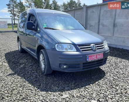 Серый Фольксваген Кадди, объемом двигателя 1.6 л и пробегом 210 тыс. км за 5850 $, фото 1 на Automoto.ua