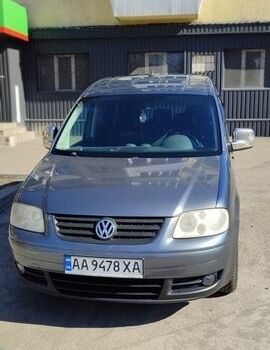 Серый Фольксваген Кадди, объемом двигателя 1.9 л и пробегом 358 тыс. км за 5500 $, фото 1 на Automoto.ua