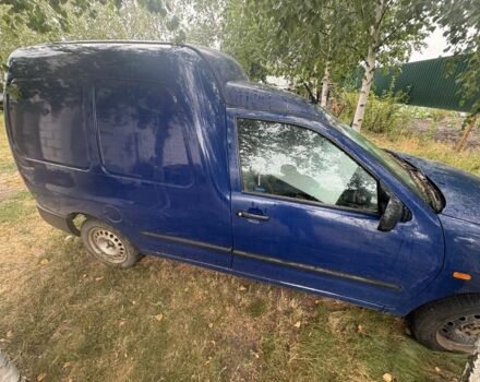 Синий Фольксваген Кадди, объемом двигателя 1.9 л и пробегом 220 тыс. км за 1200 $, фото 2 на Automoto.ua