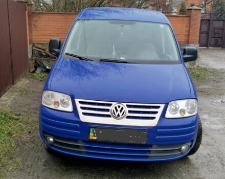 Синий Фольксваген Кадди, объемом двигателя 1.9 л и пробегом 375 тыс. км за 7000 $, фото 2 на Automoto.ua