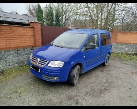 Синий Фольксваген Кадди, объемом двигателя 1.9 л и пробегом 375 тыс. км за 7000 $, фото 1 на Automoto.ua