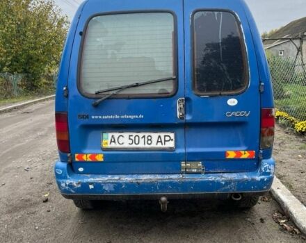 Синий Фольксваген Кадди, объемом двигателя 1.9 л и пробегом 250 тыс. км за 1750 $, фото 2 на Automoto.ua