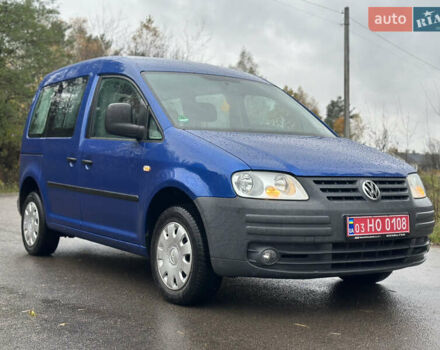 Синий Фольксваген Кадди, объемом двигателя 1.6 л и пробегом 190 тыс. км за 6550 $, фото 3 на Automoto.ua