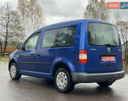 Синий Фольксваген Кадди, объемом двигателя 1.6 л и пробегом 190 тыс. км за 6550 $, фото 1 на Automoto.ua