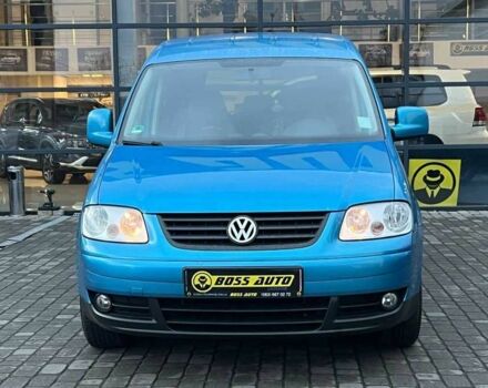 Синий Фольксваген Кадди, объемом двигателя 1.6 л и пробегом 215 тыс. км за 7900 $, фото 1 на Automoto.ua