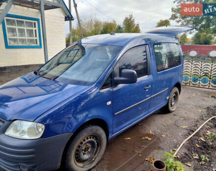 Синий Фольксваген Кадди, объемом двигателя 1.98 л и пробегом 303 тыс. км за 5500 $, фото 2 на Automoto.ua