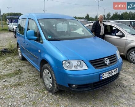 Синій Фольксваген Кадді, об'ємом двигуна 2 л та пробігом 231 тис. км за 7600 $, фото 1 на Automoto.ua