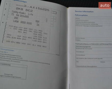 Синій Фольксваген Кадді, об'ємом двигуна 1.6 л та пробігом 216 тис. км за 9950 $, фото 37 на Automoto.ua