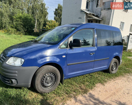Синий Фольксваген Кадди, объемом двигателя 1.9 л и пробегом 370 тыс. км за 7000 $, фото 1 на Automoto.ua