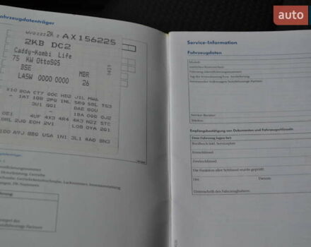 Синій Фольксваген Кадді, об'ємом двигуна 1.6 л та пробігом 216 тис. км за 9950 $, фото 39 на Automoto.ua