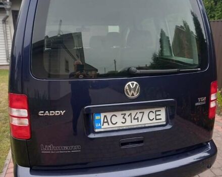 Синий Фольксваген Кадди, объемом двигателя 1.6 л и пробегом 250 тыс. км за 9200 $, фото 2 на Automoto.ua