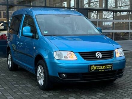 Синий Фольксваген Кадди, объемом двигателя 1.6 л и пробегом 215 тыс. км за 7900 $, фото 1 на Automoto.ua