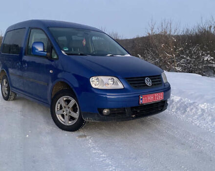 Синий Фольксваген Кадди, объемом двигателя 1.6 л и пробегом 249 тыс. км за 6250 $, фото 1 на Automoto.ua