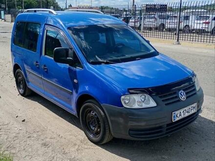 Синий Фольксваген Кадди, объемом двигателя 1.4 л и пробегом 370 тыс. км за 5600 $, фото 1 на Automoto.ua