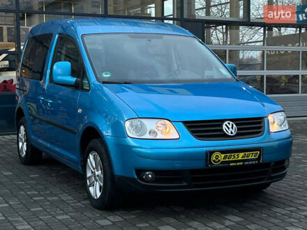 Синий Фольксваген Кадди, объемом двигателя 1.6 л и пробегом 215 тыс. км за 7900 $, фото 1 на Automoto.ua