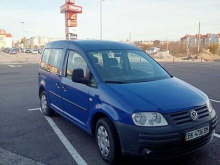 Синий Фольксваген Кадди, объемом двигателя 2 л и пробегом 189 тыс. км за 6700 $, фото 1 на Automoto.ua
