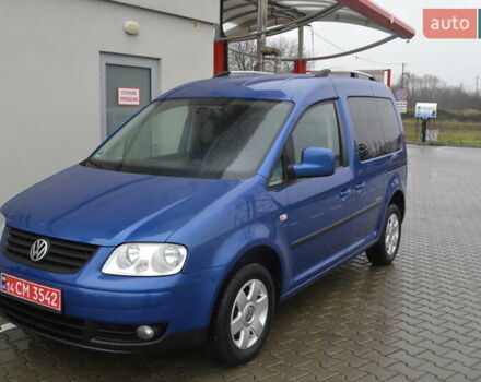 Синий Фольксваген Кадди, объемом двигателя 1.6 л и пробегом 216 тыс. км за 9950 $, фото 1 на Automoto.ua