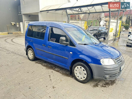 Синий Фольксваген Кадди, объемом двигателя 1.9 л и пробегом 252 тыс. км за 8500 $, фото 1 на Automoto.ua