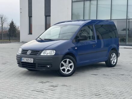 Синий Фольксваген Кадди, объемом двигателя 1.9 л и пробегом 239 тыс. км за 7300 $, фото 1 на Automoto.ua