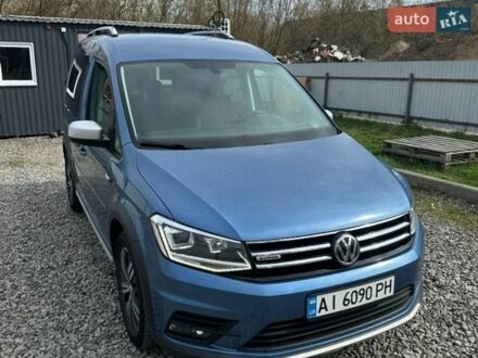 Синий Фольксваген Кадди, объемом двигателя 1.97 л и пробегом 220 тыс. км за 17990 $, фото 1 на Automoto.ua