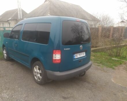 Зеленый Фольксваген Кадди, объемом двигателя 1.9 л и пробегом 287 тыс. км за 5850 $, фото 1 на Automoto.ua