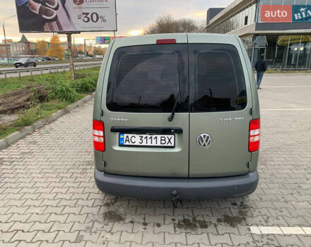 Зелений Фольксваген Кадді, об'ємом двигуна 1.9 л та пробігом 244 тис. км за 7500 $, фото 1 на Automoto.ua