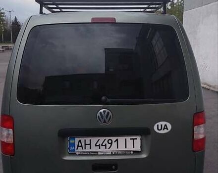 Зеленый Фольксваген Кадди, объемом двигателя 1.9 л и пробегом 185 тыс. км за 8500 $, фото 2 на Automoto.ua
