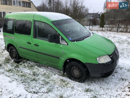 Зеленый Фольксваген Кадди, объемом двигателя 1.97 л и пробегом 320 тыс. км за 4000 $, фото 1 на Automoto.ua