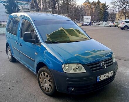 Зеленый Фольксваген Кадди, объемом двигателя 1.6 л и пробегом 238 тыс. км за 8350 $, фото 1 на Automoto.ua