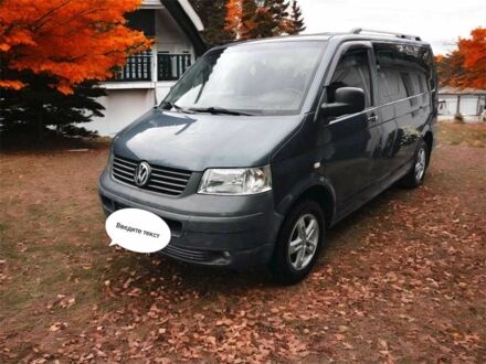 Серый Фольксваген Каравелла, объемом двигателя 2.5 л и пробегом 305 тыс. км за 11000 $, фото 1 на Automoto.ua