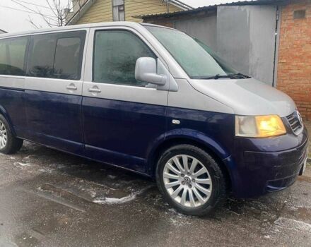 Синій Фольксваген Каравелла, об'ємом двигуна 2.5 л та пробігом 200 тис. км за 8350 $, фото 1 на Automoto.ua