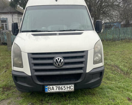 Белый Фольксваген Крафтер, объемом двигателя 2.46 л и пробегом 485 тыс. км за 9200 $, фото 1 на Automoto.ua