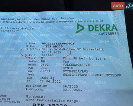 Белый Фольксваген Крафтер, объемом двигателя 2 л и пробегом 282 тыс. км за 26799 $, фото 99 на Automoto.ua