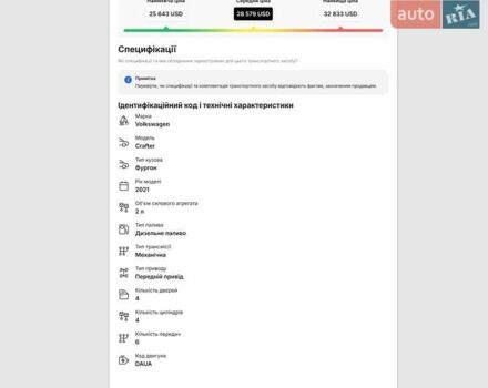 Белый Фольксваген Крафтер, объемом двигателя 2 л и пробегом 199 тыс. км за 22300 $, фото 18 на Automoto.ua